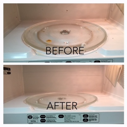 The Secret Cleaning Ingredient to get a Sparkling Clean Microwave