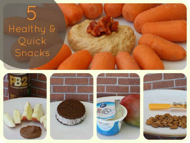 healthy and quick snacks