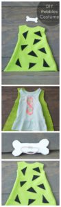 DIY Pebbles Costume Pinterest - perfect Halloween costume for young girl or baby! | www.sincerelyjean.com