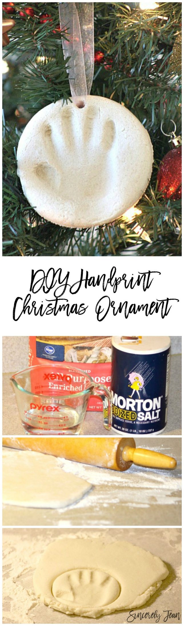 DIY Handprint Christmas Ornament - Sincerely Jean