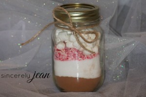 DIY Gifts in a Jar - Hot Chocolate