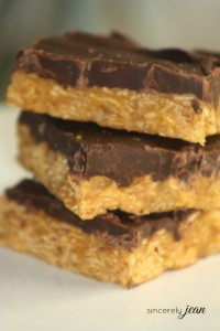 peanut butter corn flake bars