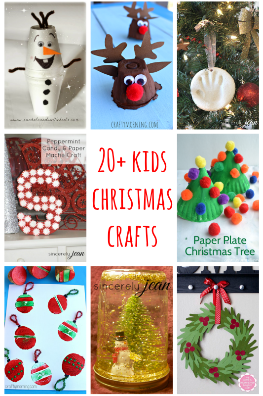 20+ Kids Christmas Crafts Roundup - Sincerely Jean
