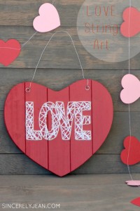 Love String Art Craft | www.sincerelyjean.com