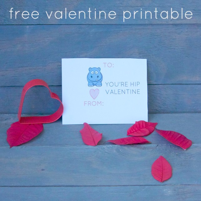 Free Valentines Card Printable