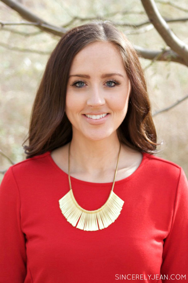 stella and dot necklace and earrings - www.sincerelyjean.com