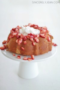 Strawberry Butter Cake