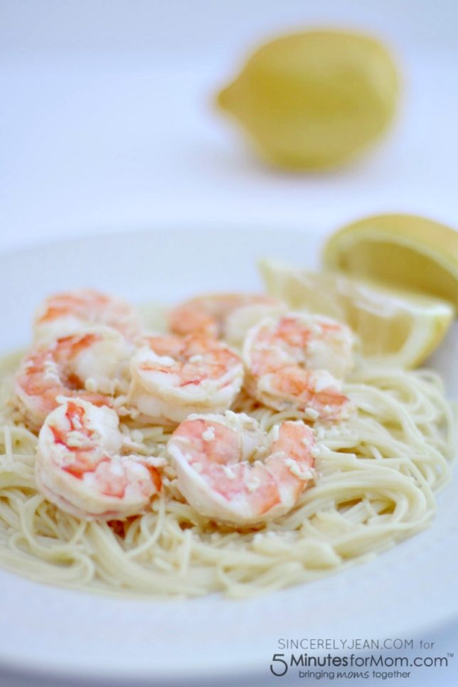 Easy 5 Ingredient Shrimp Scampi - Sincerely Jean