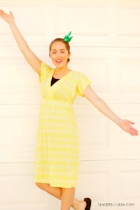 DIY Pineapple Halloween Costume