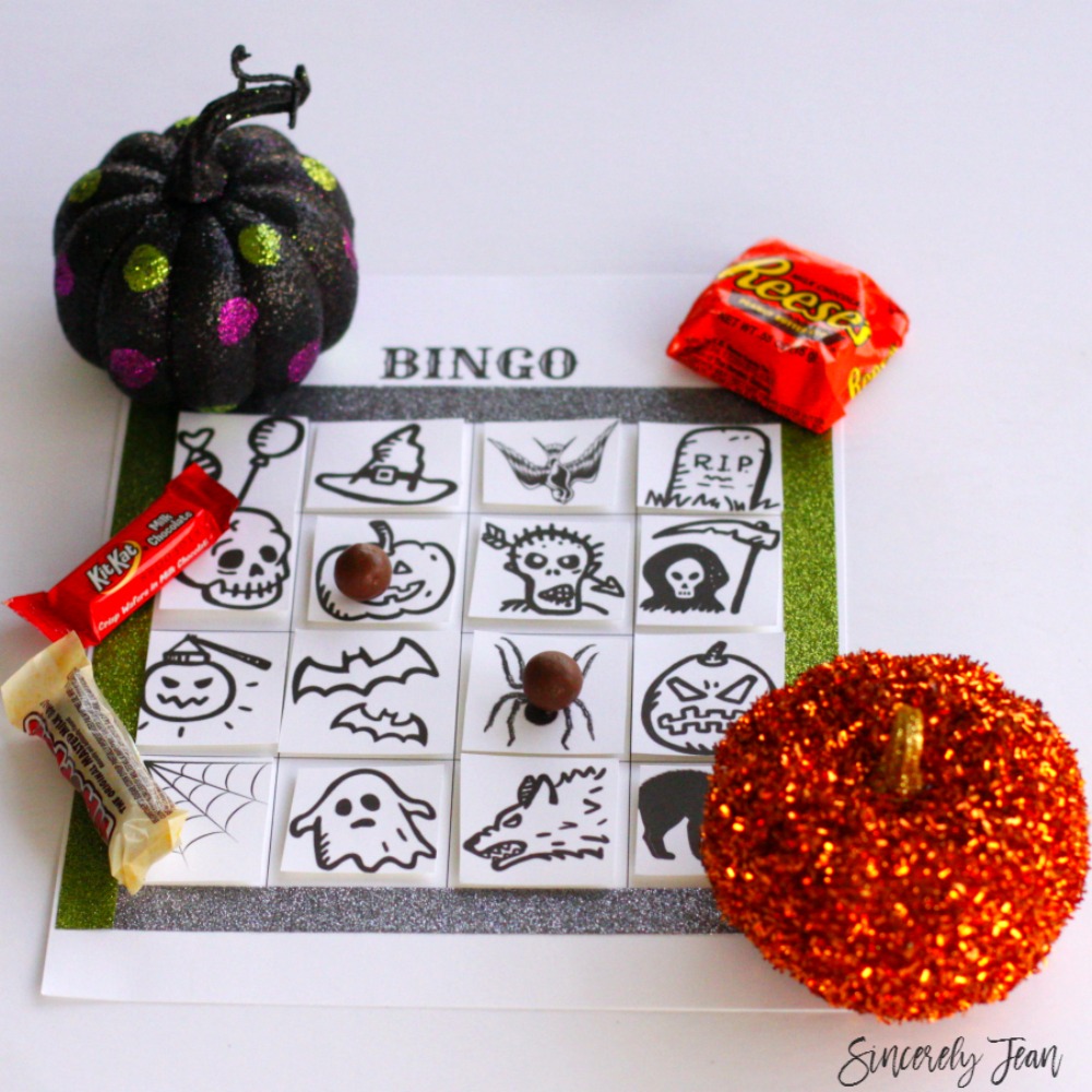 Free Halloween Bingo Boards - Sincerely Jean