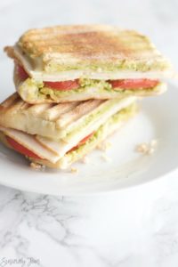 Turkey Pesto Panini- simple easy recipe sandwich