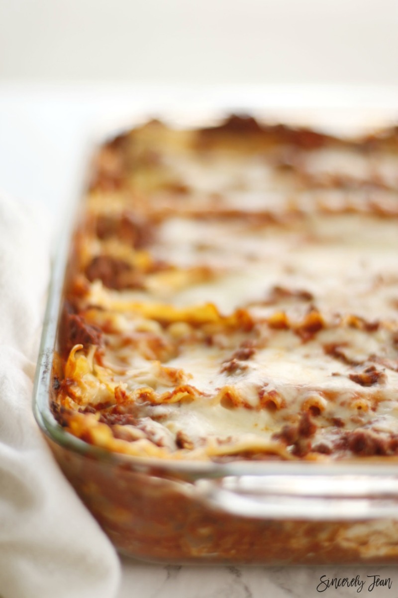 simple lasagna recipe list