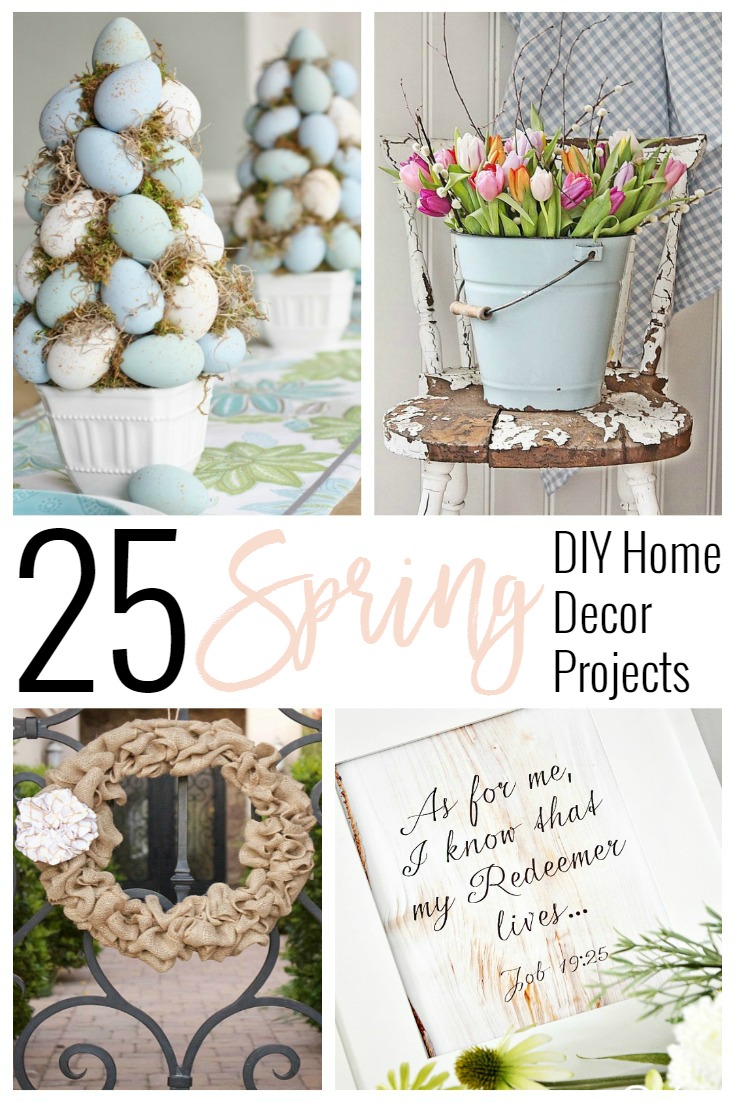 25 Spring DIY  Home  Decor  Projects Sincerely Jean