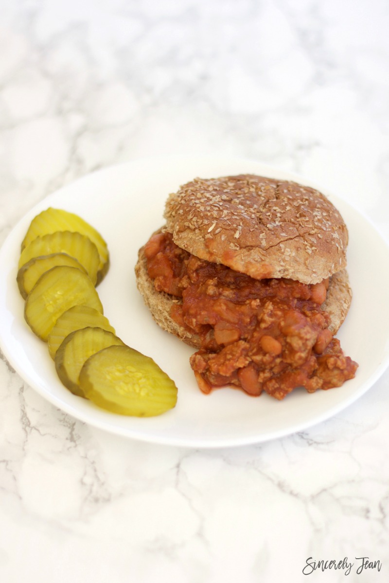 Healthy Turkey Sloppy Joes - SincerelyJean.com delicious recipes!