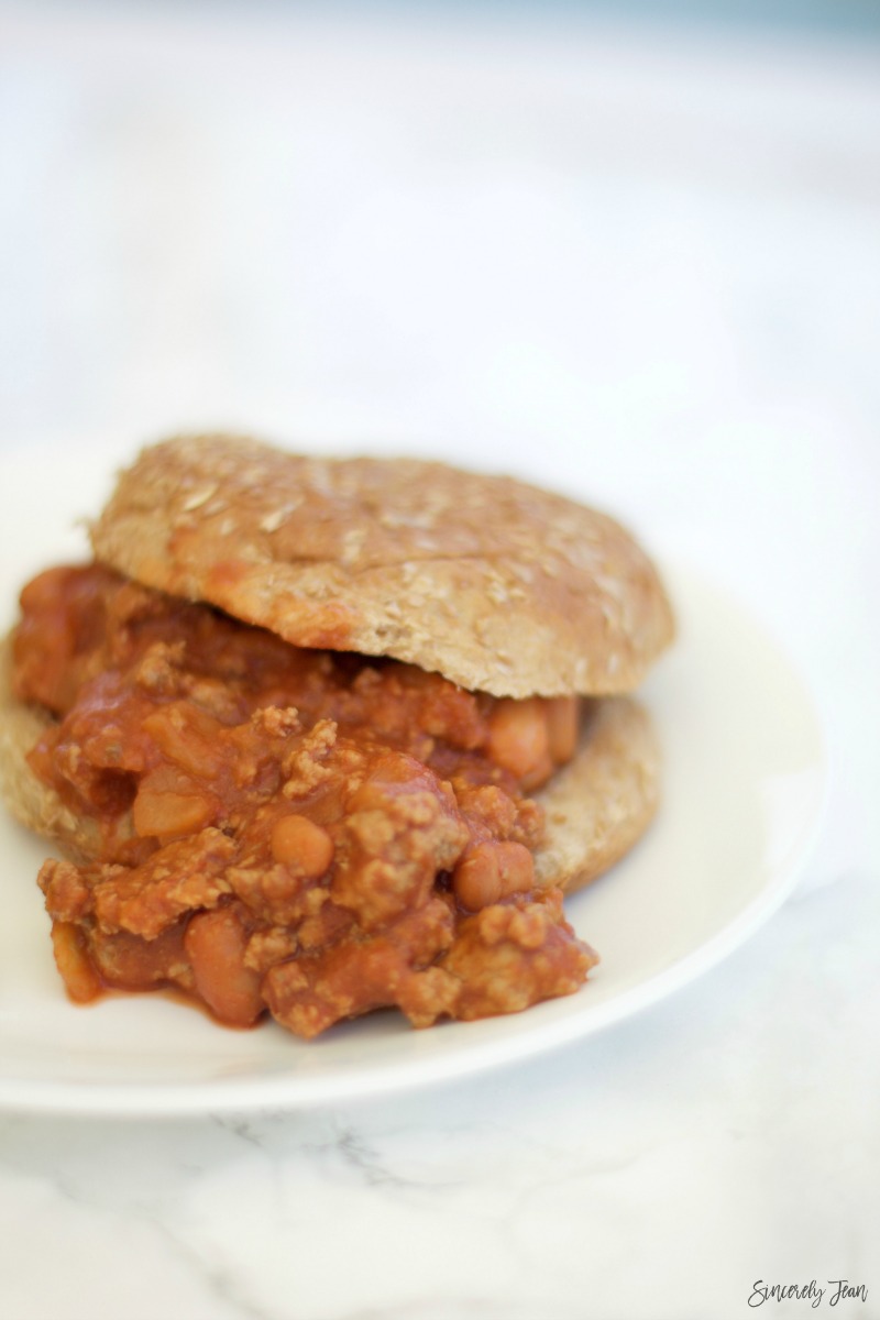 SincerelyJean.com recipes - try our healthier turkey sloppy joes