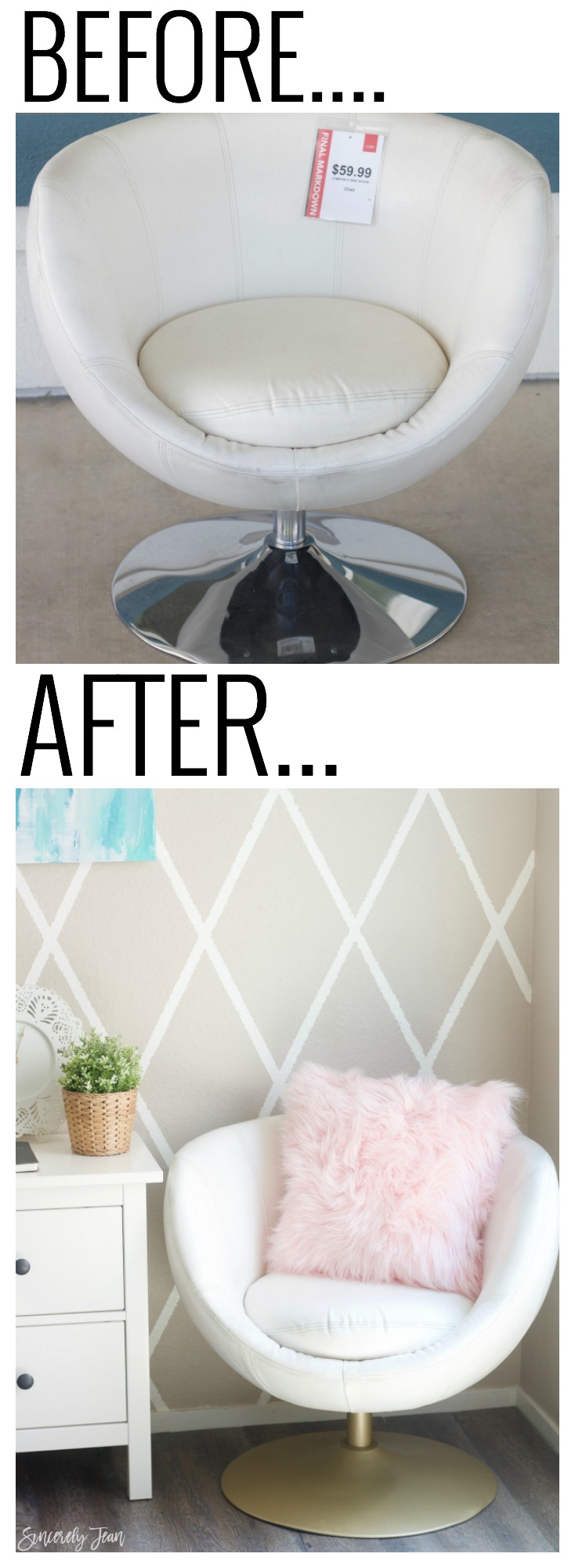 Swivel Chair Makeover