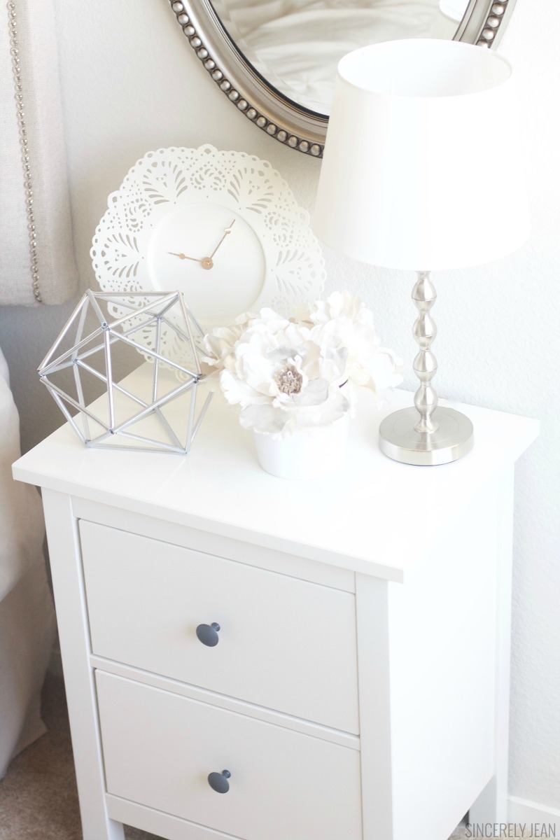 Nightstand & Decor on a Budget - home decor simple easy cheap ideas