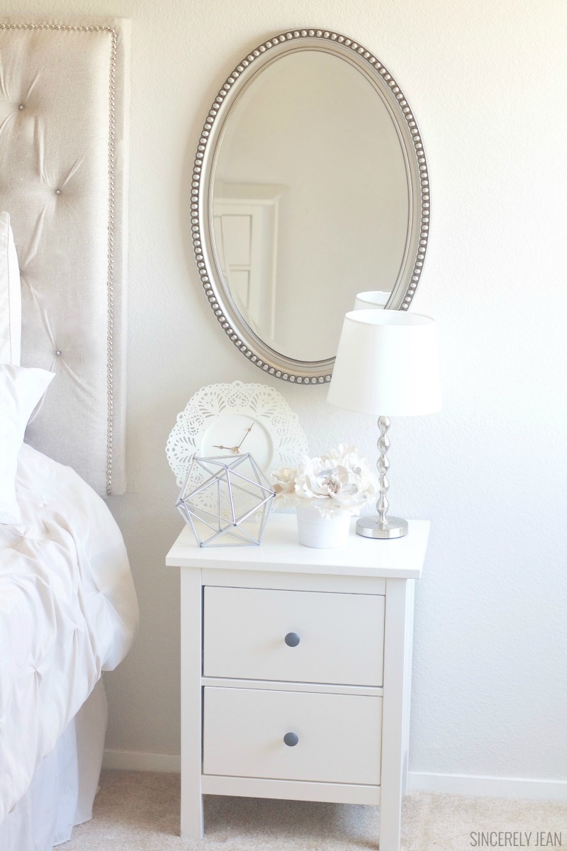 Nightstand & Decor on a Budget - home decor simple easy cheap ideas