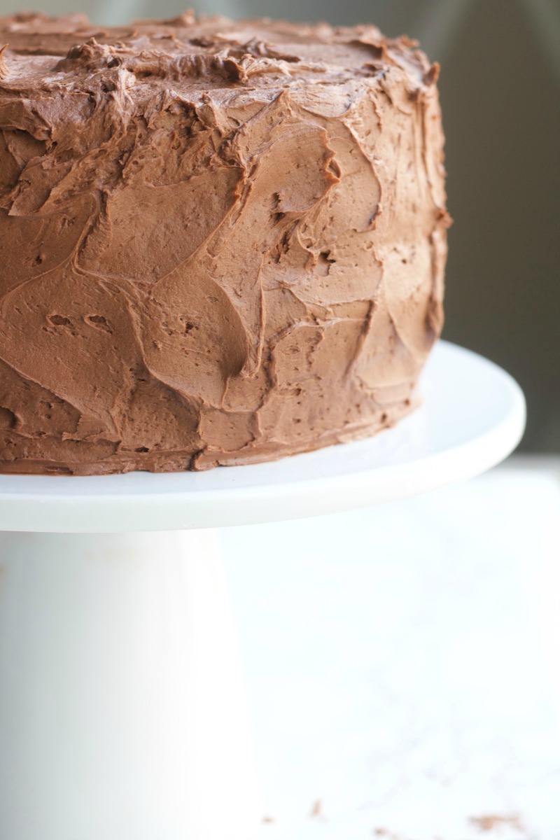 Perfect Chocolate Cake recipe moist homemade easy mix birthday