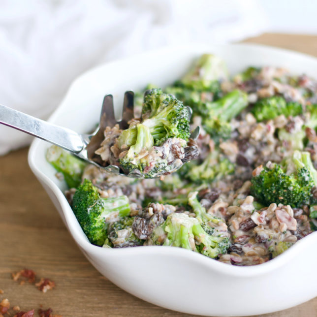 The Best Broccoli Salad Recipe. So easy, delicious, and perfect for summer.